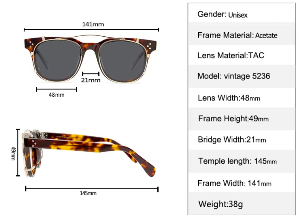 5236 with polarized sun clip