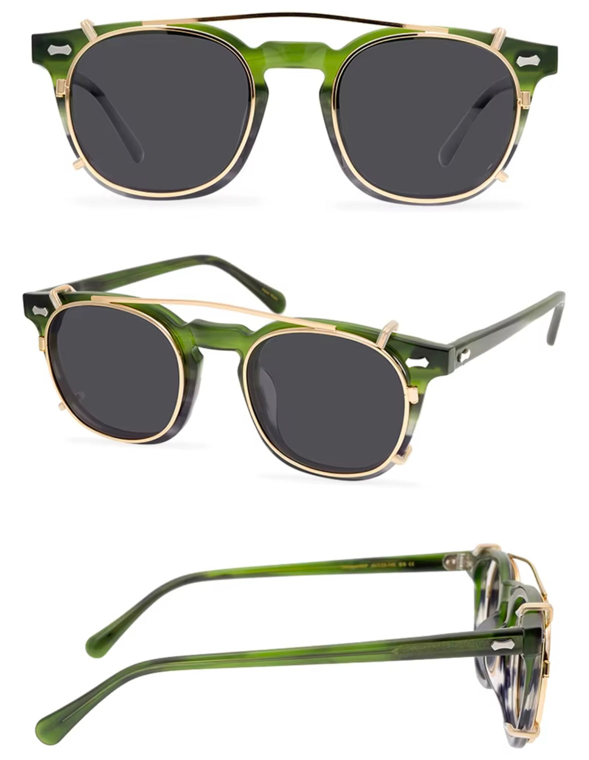 9567 with polarized sun clip