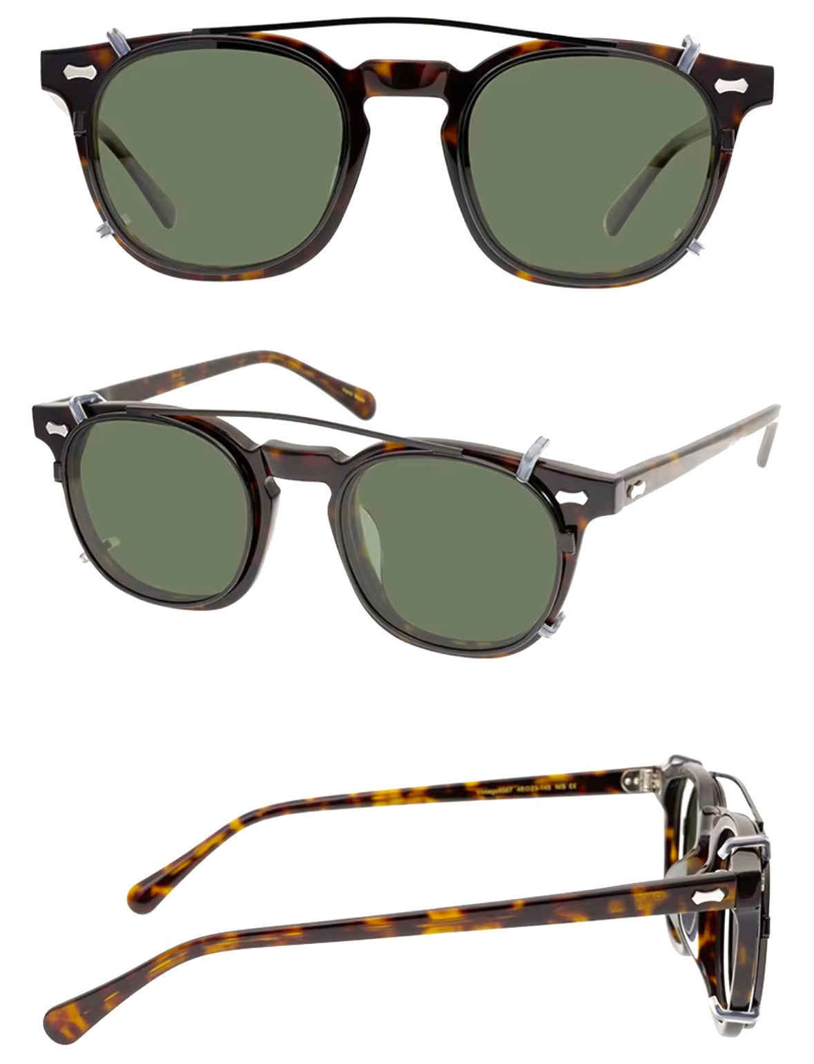 9567 with polarized sun clip