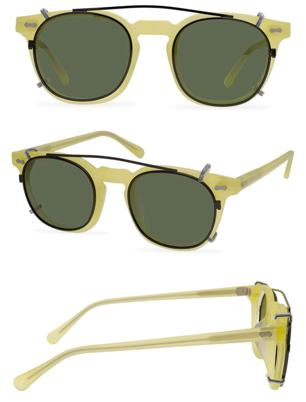 9567 with polarized sun clip