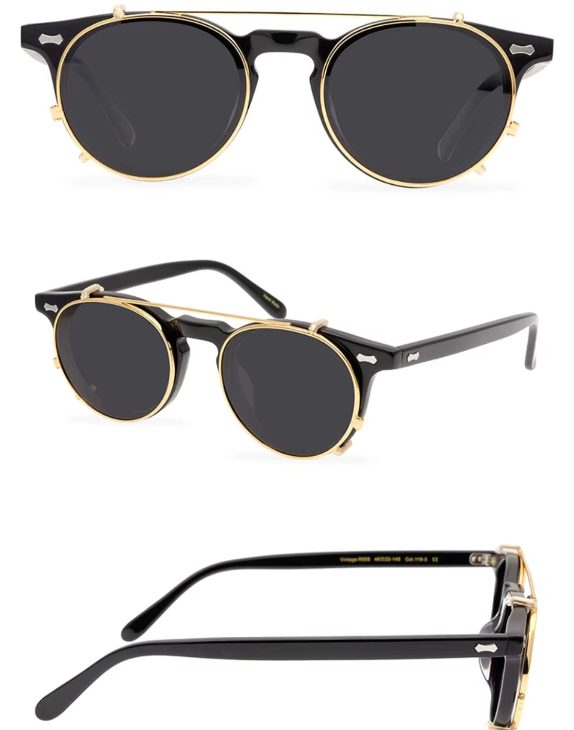 505 with polarized sun clip