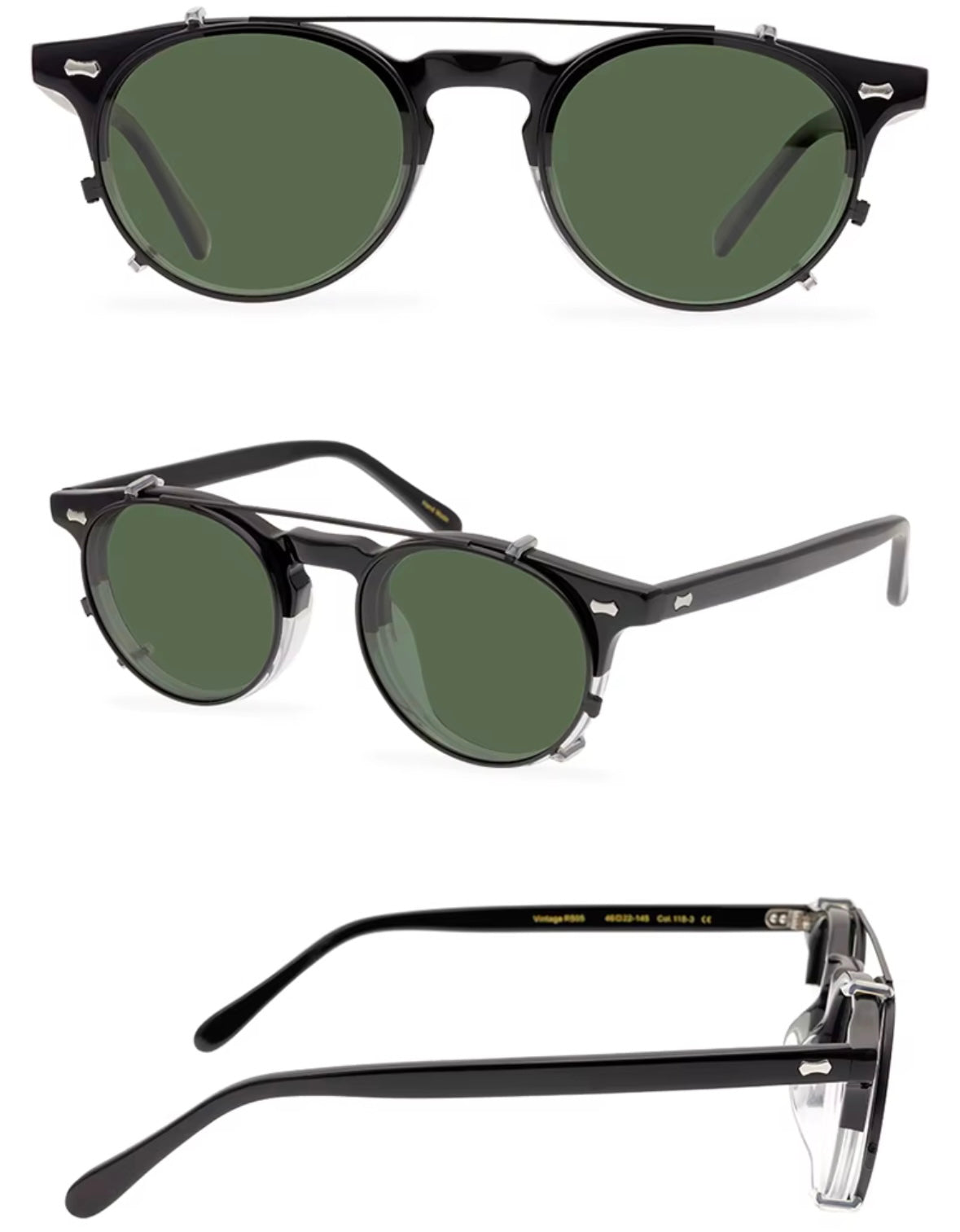 505 with polarized sun clip