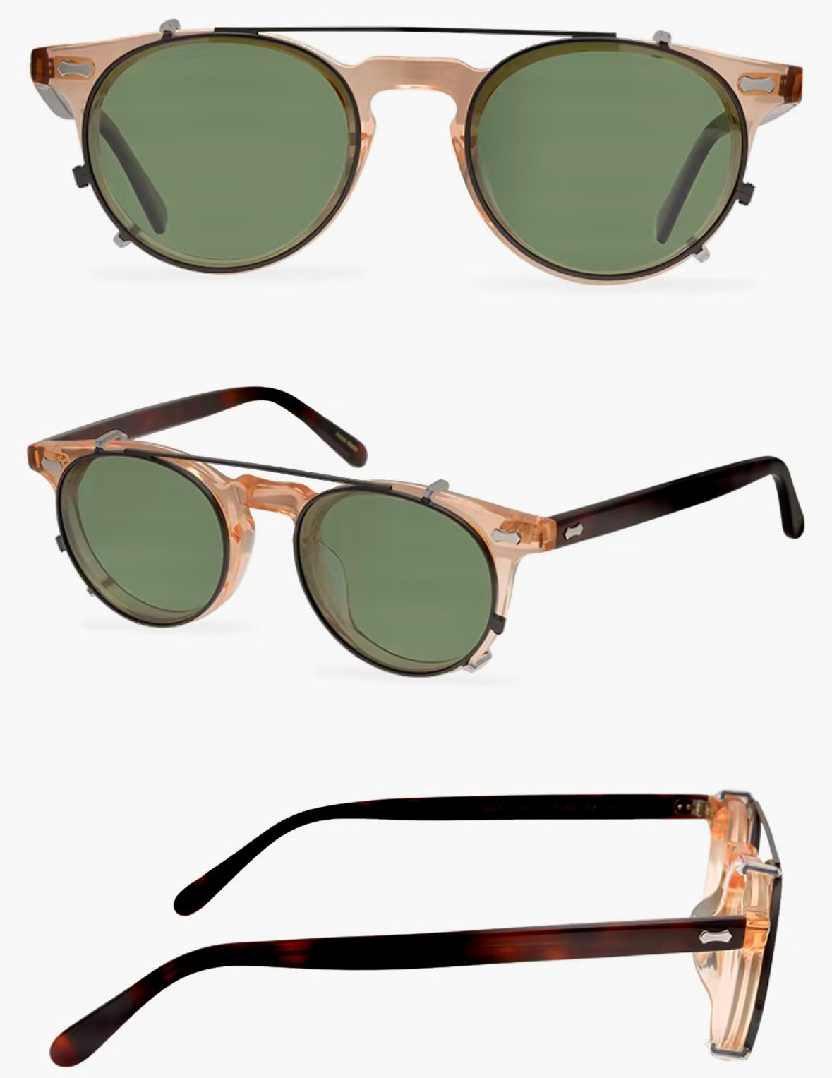 505 with polarized sun clip
