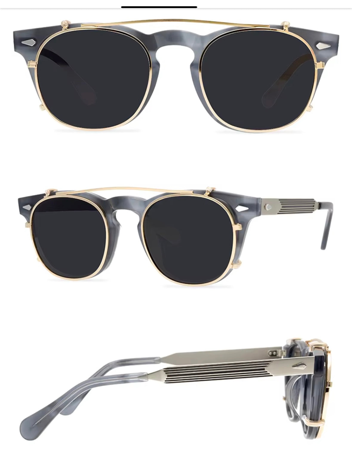 9564 with polarized sun clip