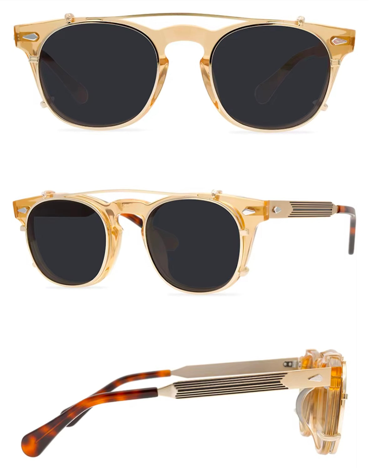 9564 with polarized sun clip
