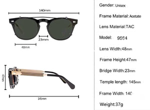 9564 with polarized sun clip