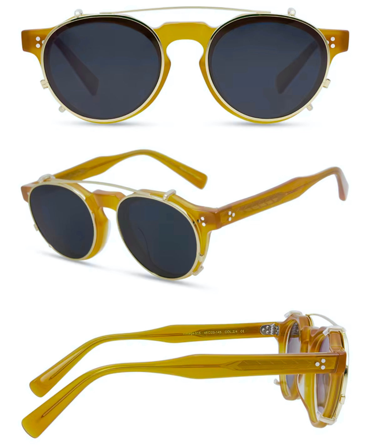 516 with polarized sun clip