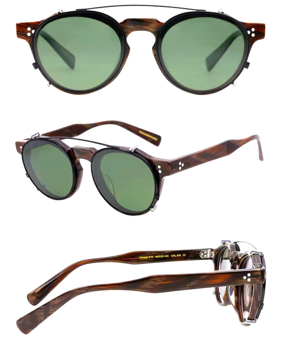 516 with polarized sun clip