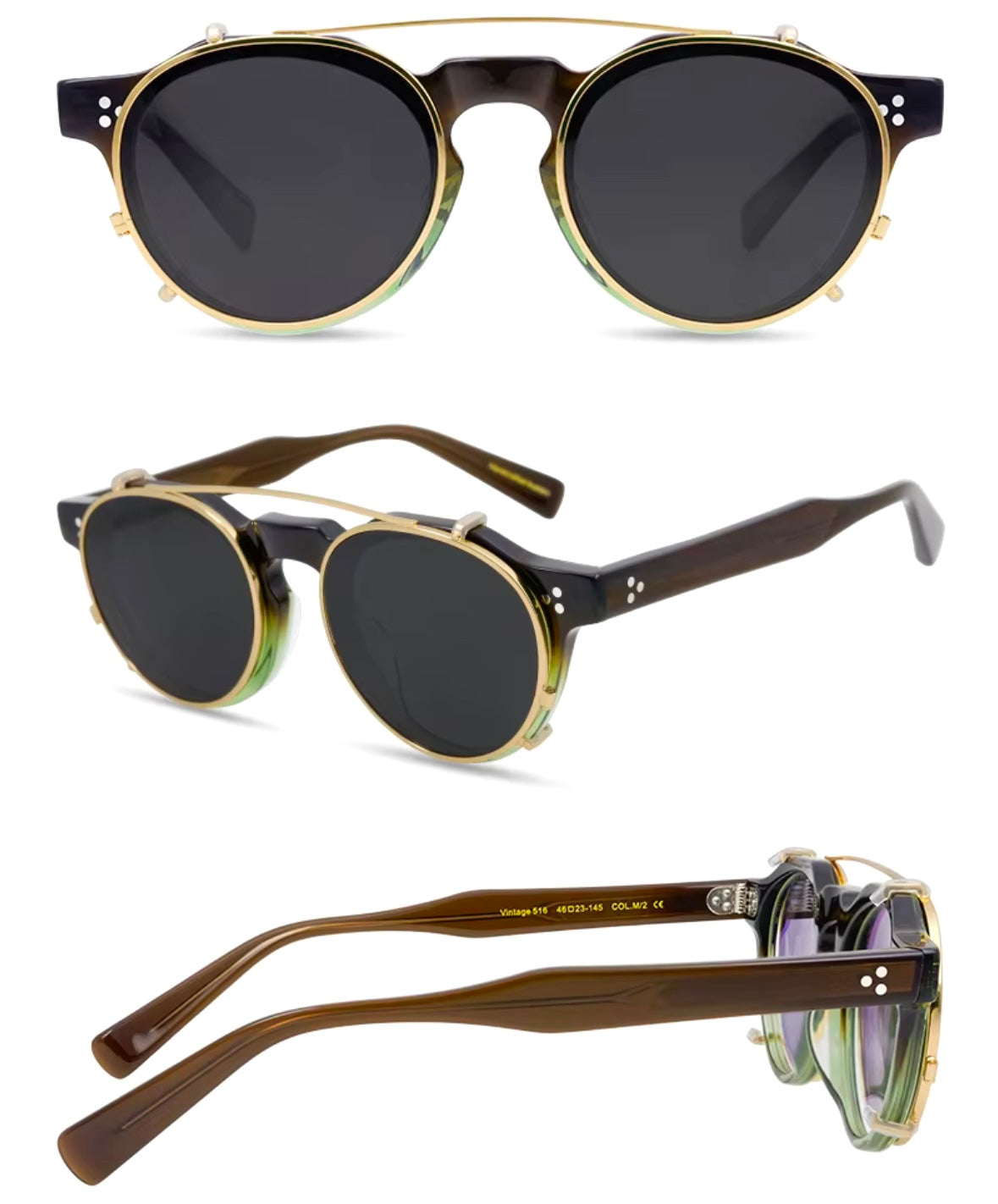 516 with polarized sun clip