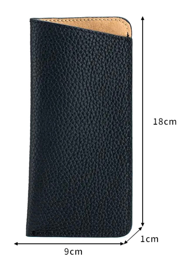 Genuine leather textured slip in