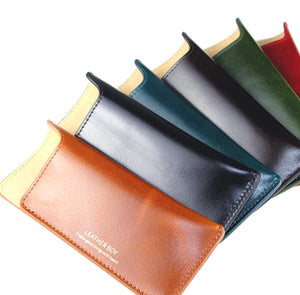 Genuine leather smooth slip in