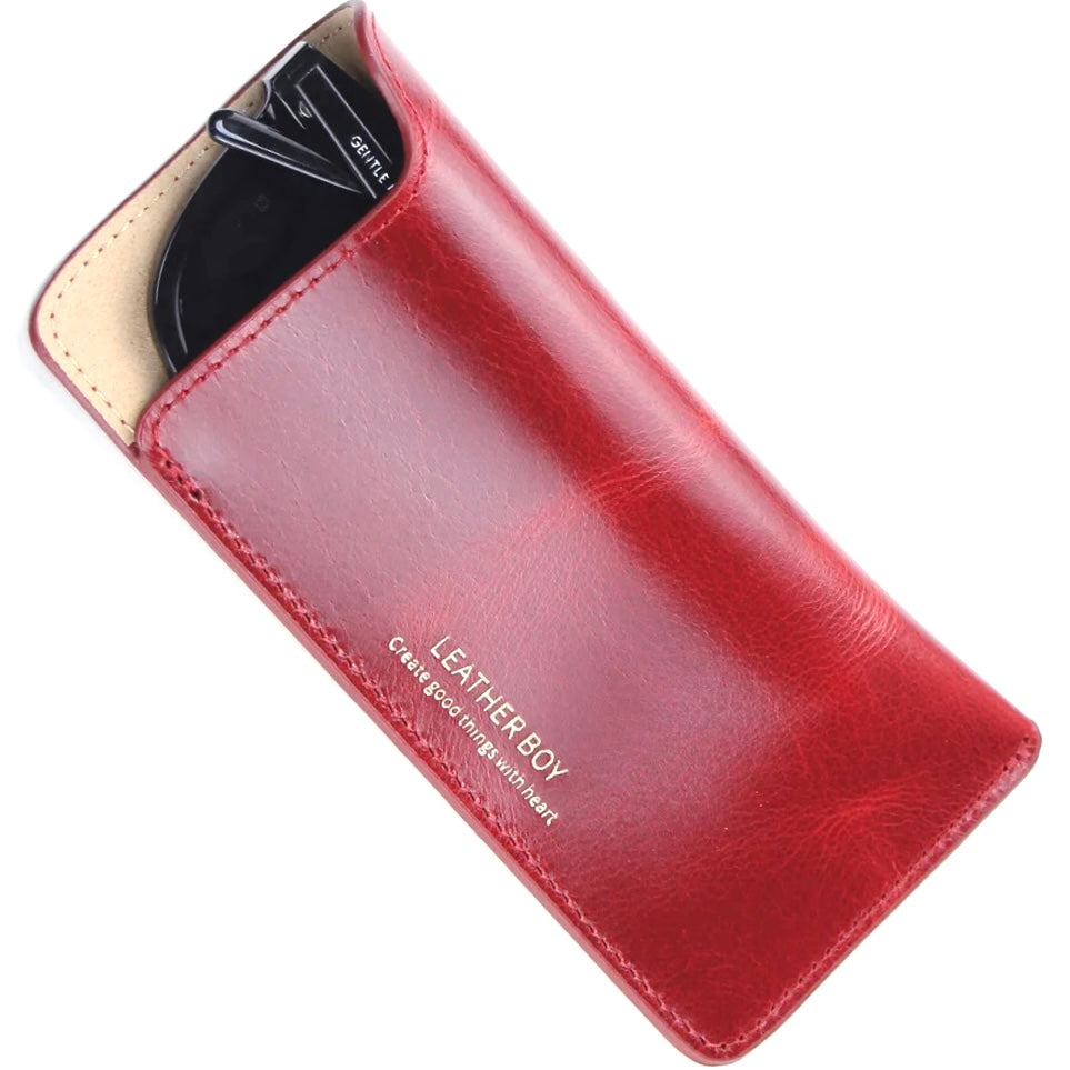 Genuine leather smooth slip in