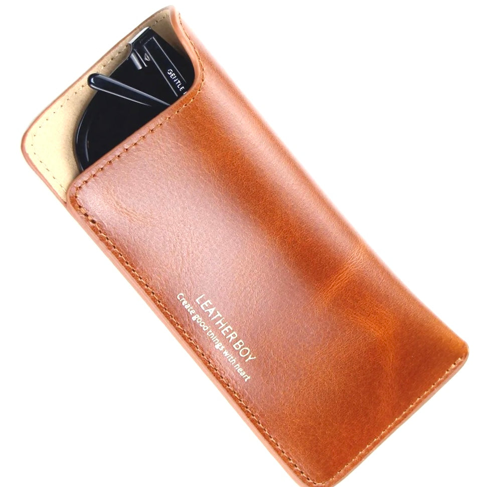 Genuine leather smooth slip in