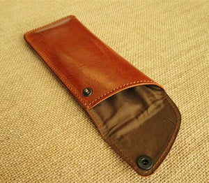 Genuine leather snap case