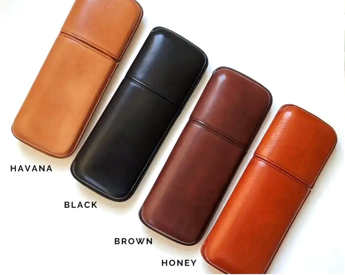 Genuine leather 2 piece case