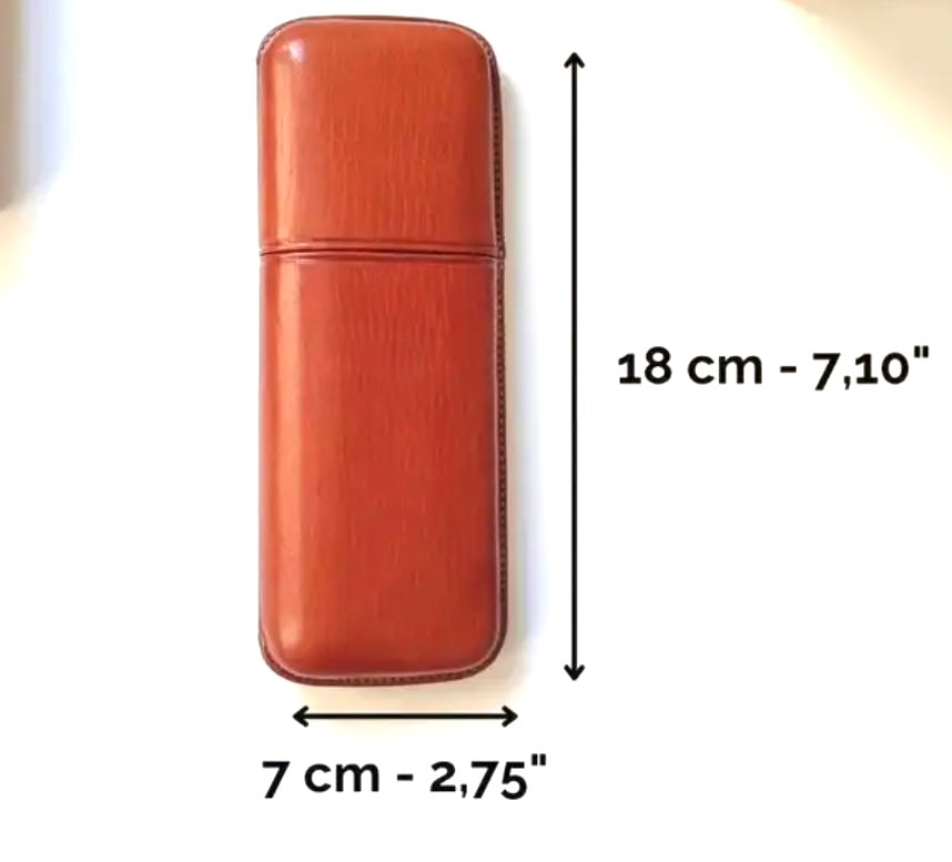 Genuine leather 2 piece case