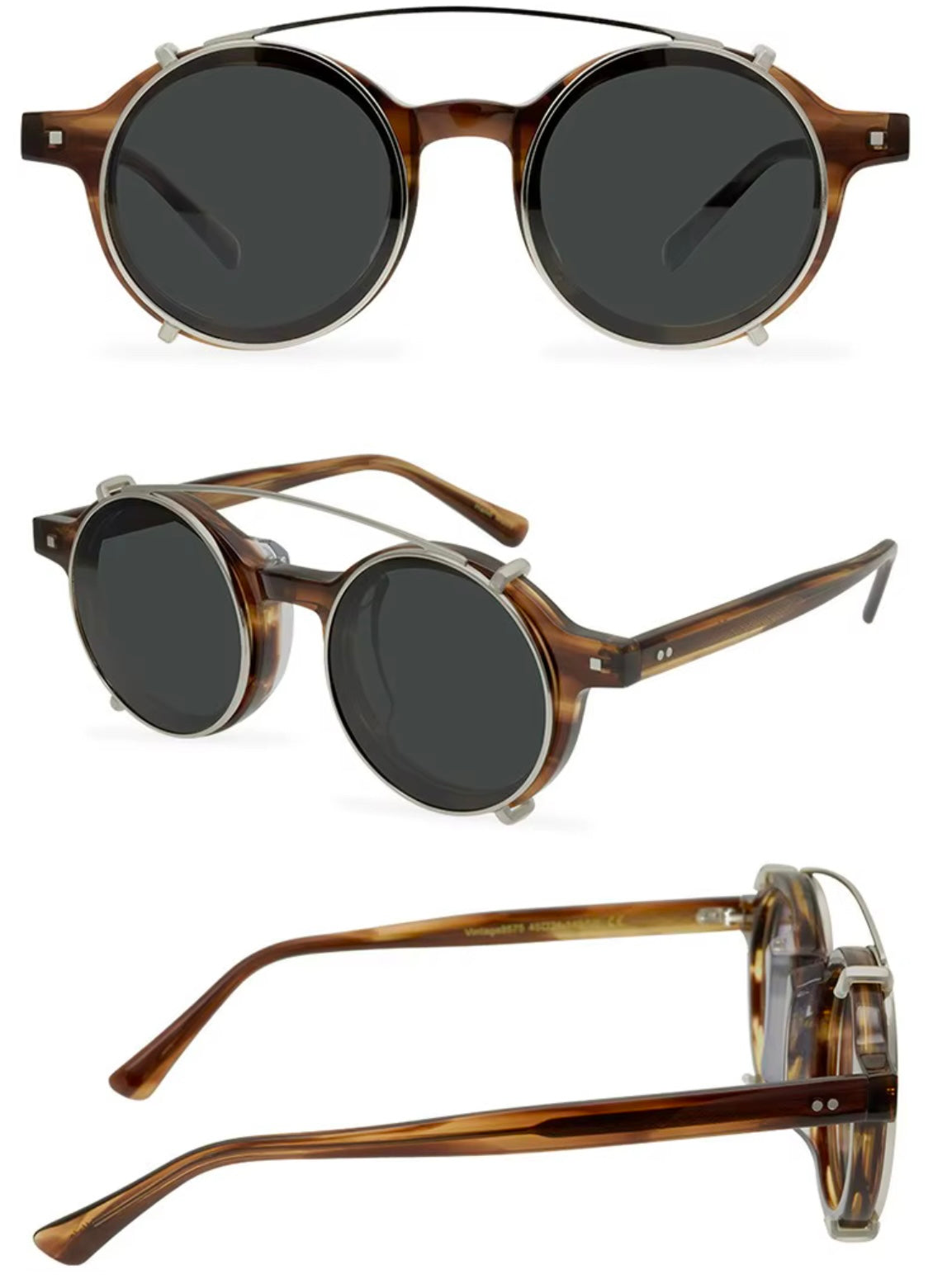 9575 with polarized sun clip