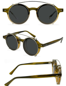 9575 with polarized sun clip