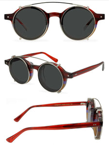 9575 with polarized sun clip