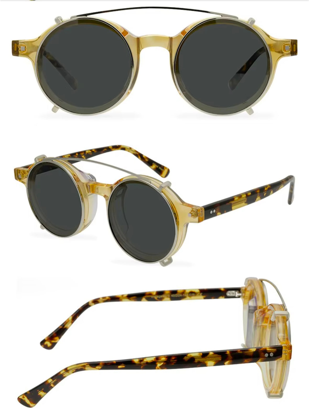 9575 with polarized sun clip