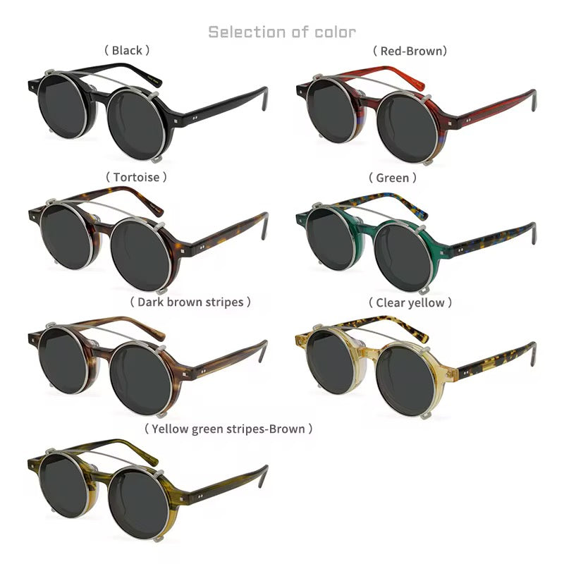 9575 with polarized sun clip