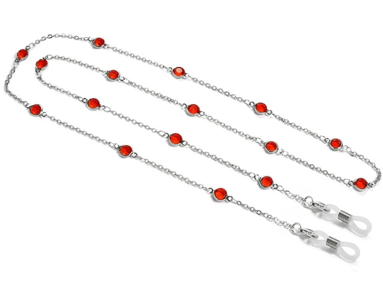 YCMKG210064 Stainless steel with jewel crystal chain