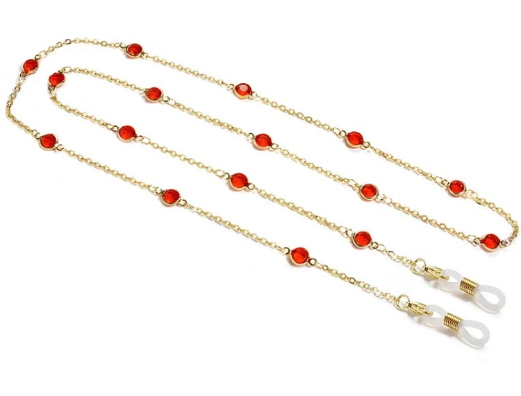 YCMKG210064 Stainless steel with jewel crystal chain