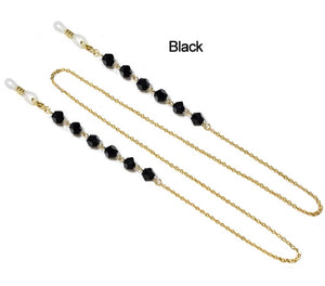 YCMKB21037 - Cut crystal  eyeglass chains