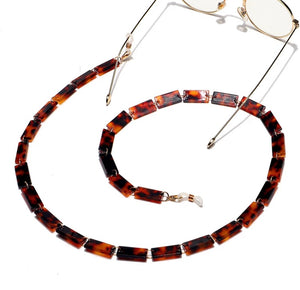 YCMKA21068 - Tortoise block acetate chain