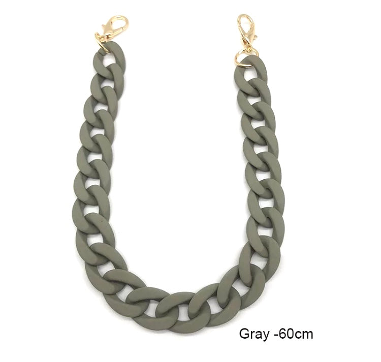 Chunky matte link chain #YCMKA21078