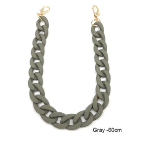 Chunky matte link chain #YCMKA21078