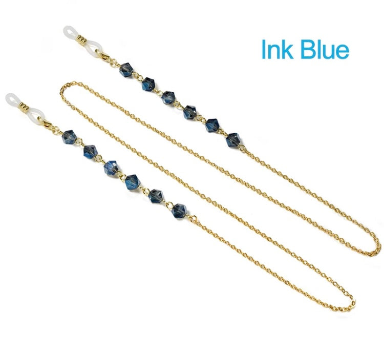 YCMKB21037 - Cut crystal  eyeglass chains