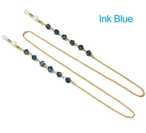 YCMKB21037 - Cut crystal  eyeglass chains