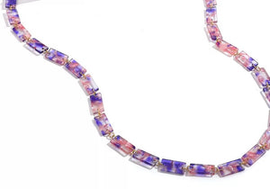 YCMKA21003 - Solid acetate block eyeglass chain.