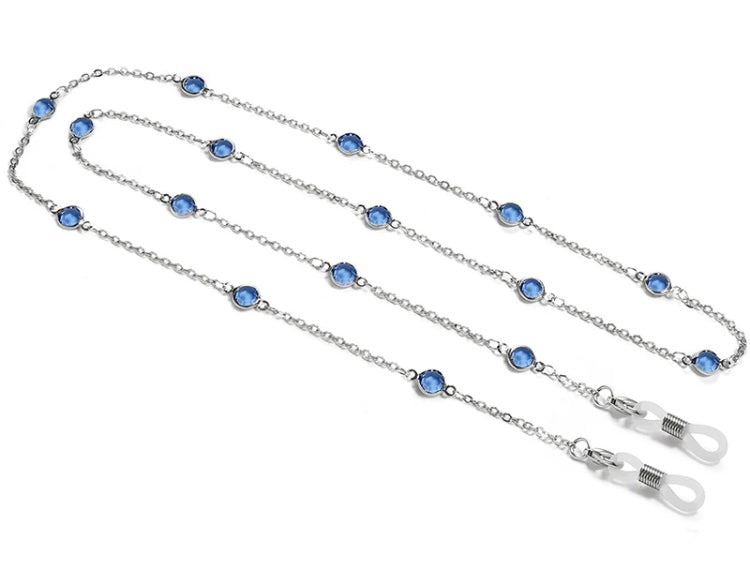 YCMKG210064 Stainless steel with jewel crystal chain