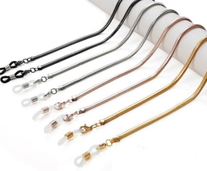 YCMKG210058 Herringbone metal eyeglass chain