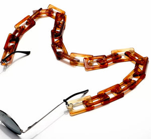 YMK21000 Flat rectangular link eyeglass chain. New release.