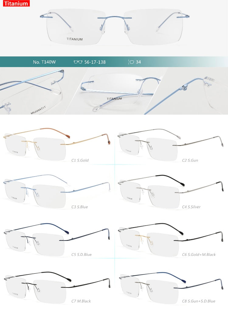 Rimless titanium