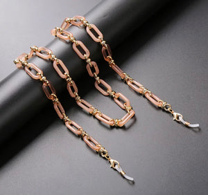Variety of Oval acrylic and metal chains