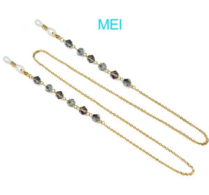 YCMKB21037 - Cut crystal  eyeglass chains