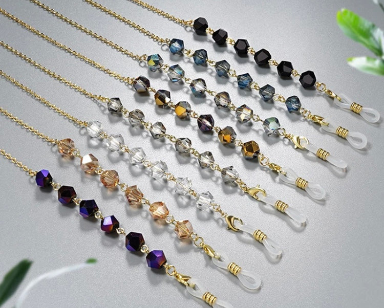 YCMKB21037 - Cut crystal  eyeglass chains