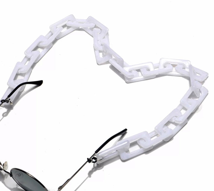 YMK21000 Flat rectangular link eyeglass chain. New release.
