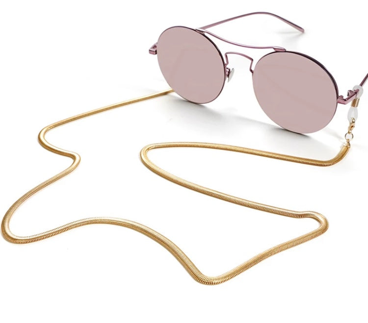 YCMKG210058 Herringbone metal eyeglass chain