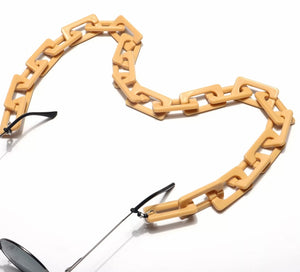 YMK21000 Flat rectangular link eyeglass chain. New release.