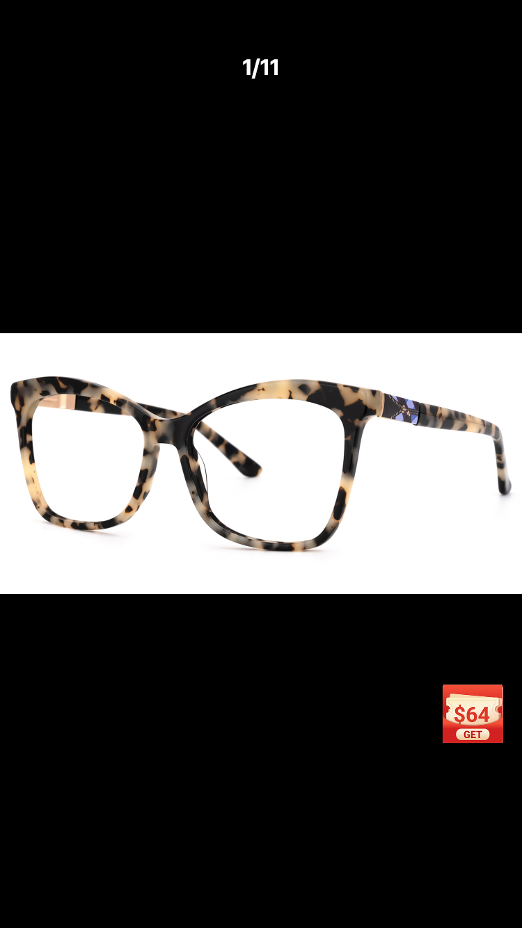 Marquee upcoming acetate frames
