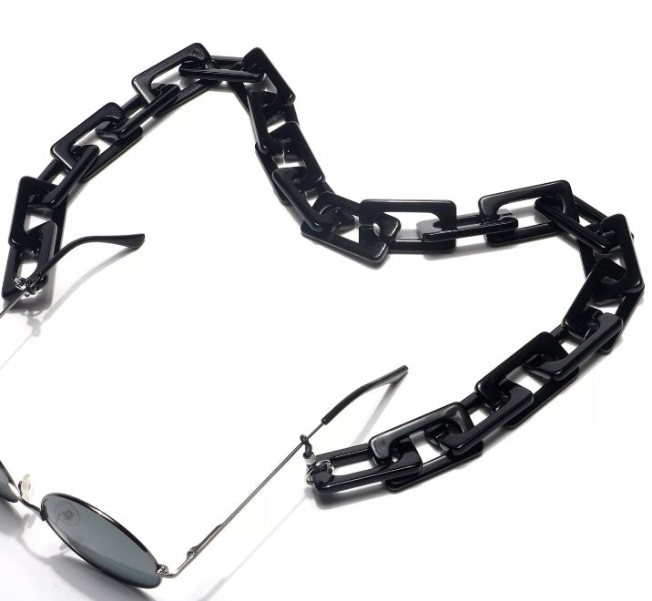 YMK21000 Flat rectangular link eyeglass chain. New release.
