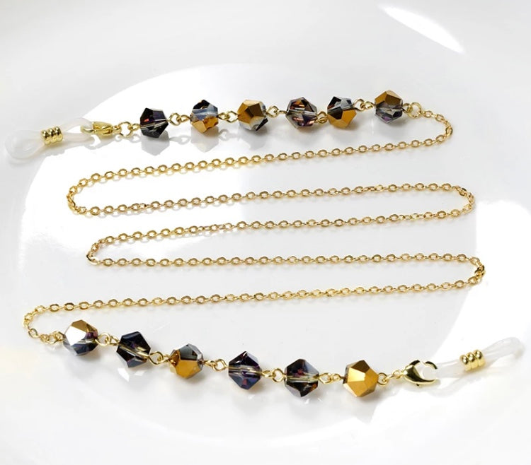 YCMKB21037 - Cut crystal  eyeglass chains