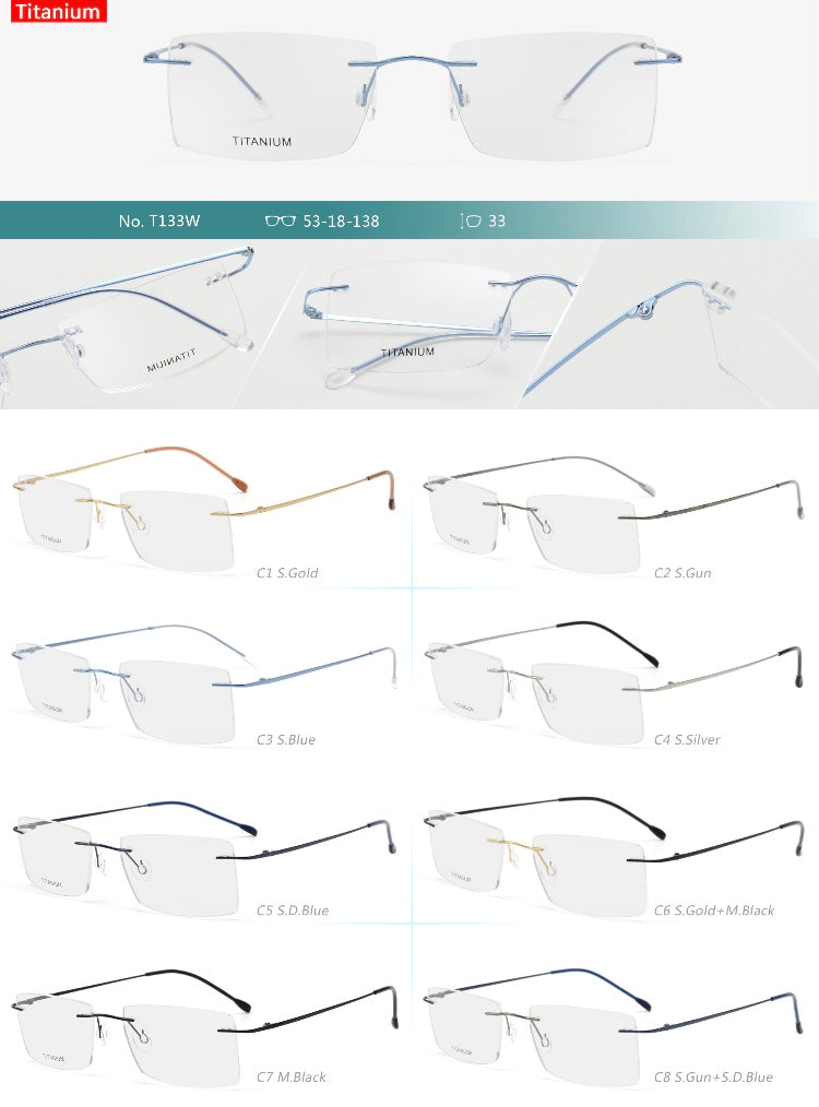 Rimless titanium